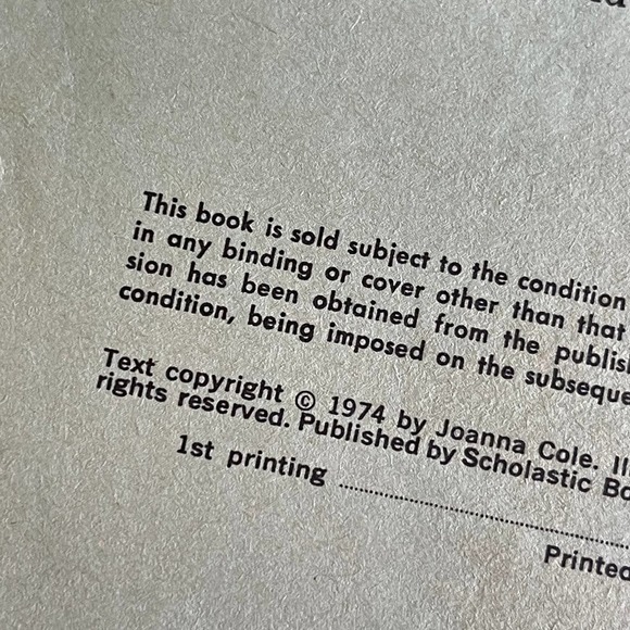 DINOSAUR STORY by JOANNA COLE MORT KUNSTLER | SCHOLASTIC [ VINTAGE 1974 ] - Picture 8 of 12